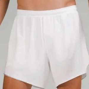 New Lululemon Men’s Running Shorts White